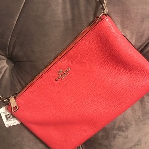 New with Tags Coach double zip purse